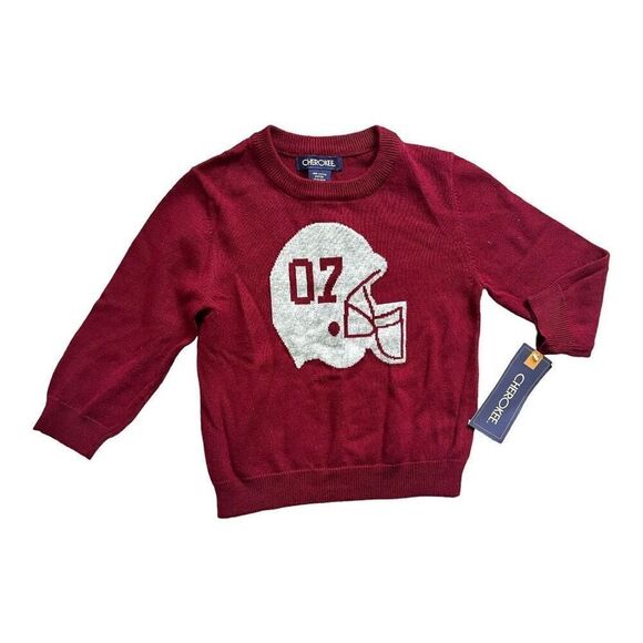 NWT Baby Boys Cherokee Friday Night Lights Football Sweater - Sz 24 mo - Picture 1 of 1